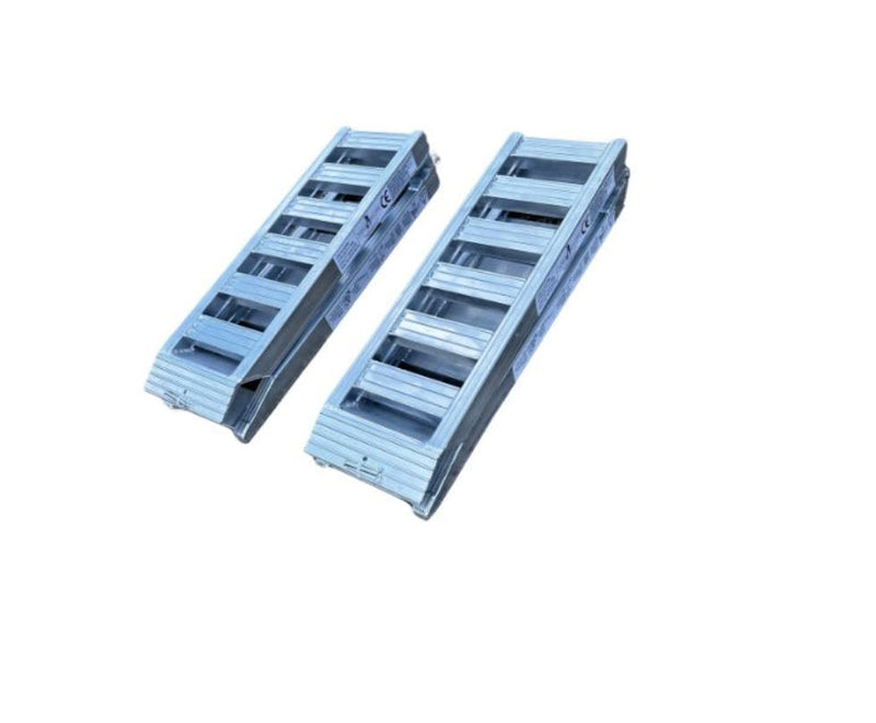 1.6-Tonne 2.4M x 370mm Flat Fold Aluminium Loading Ramps