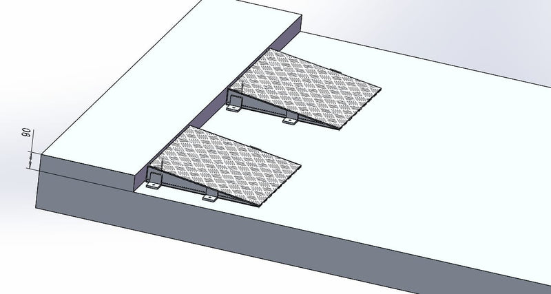 12 Ton Aluminium Leveller Ramp (Pair)