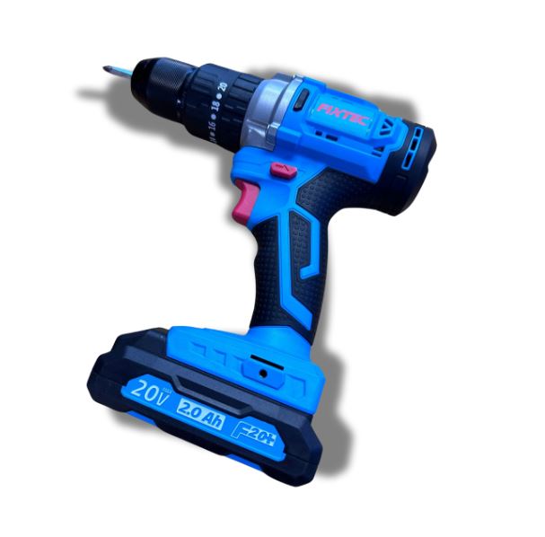 FIXTEC 20V Cordless Impact Drill Kit (including 2 x 2000 mAh batteries)