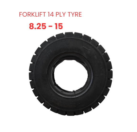 1 x FORKLIFT 14 PLY TYRE (8.25 - 15)