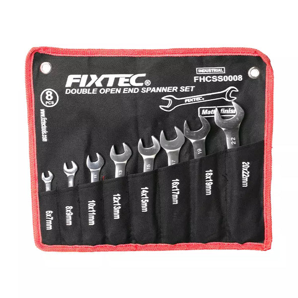 FIXTEC Double Open End Spanner Set (8 Pcs)