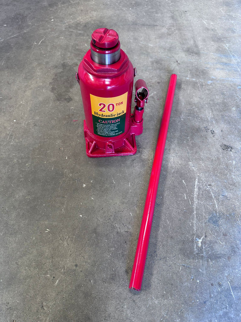 Heavy-Duty Hydraulic Bottle Jack / Car Lift Jack - 20 Ton