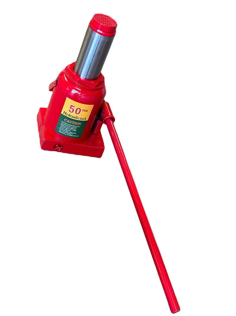 Heavy-Duty Hydraulic Bottle Jack / Car Lift Jack - 50 Ton