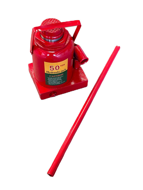 Heavy-Duty Hydraulic Bottle Jack / Car Lift Jack - 50 Ton