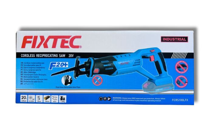 FIXTEC 20V Cordless Reciprocating Saw - Skin Only